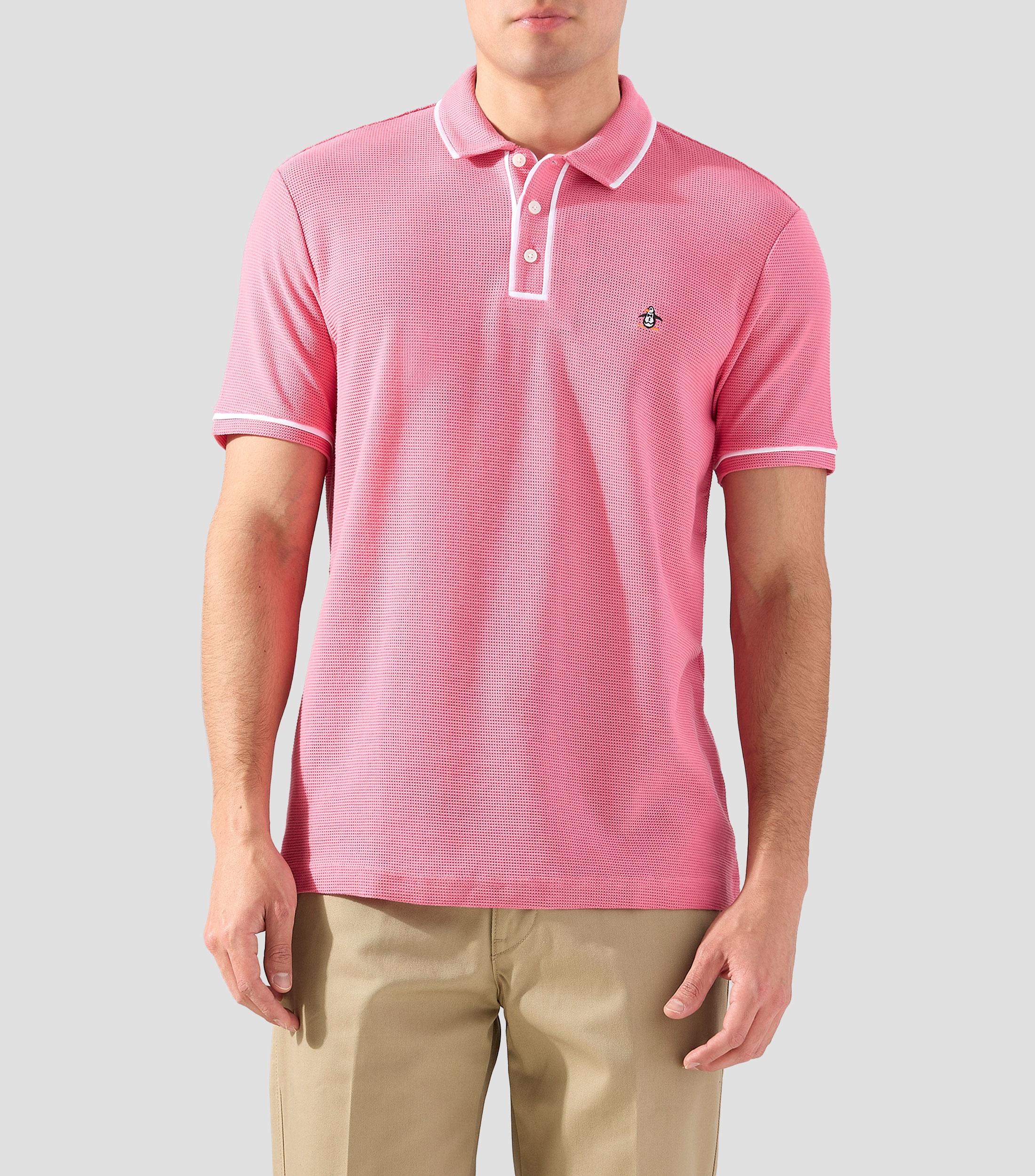 Playera tipo polo manga corta fantasía Hombre